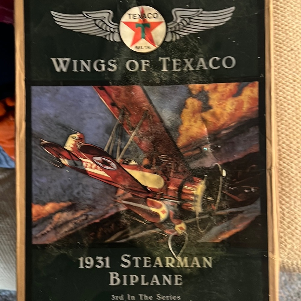 1931 Stearman Biplane 3rd in the Series Die Cast medal coin bank